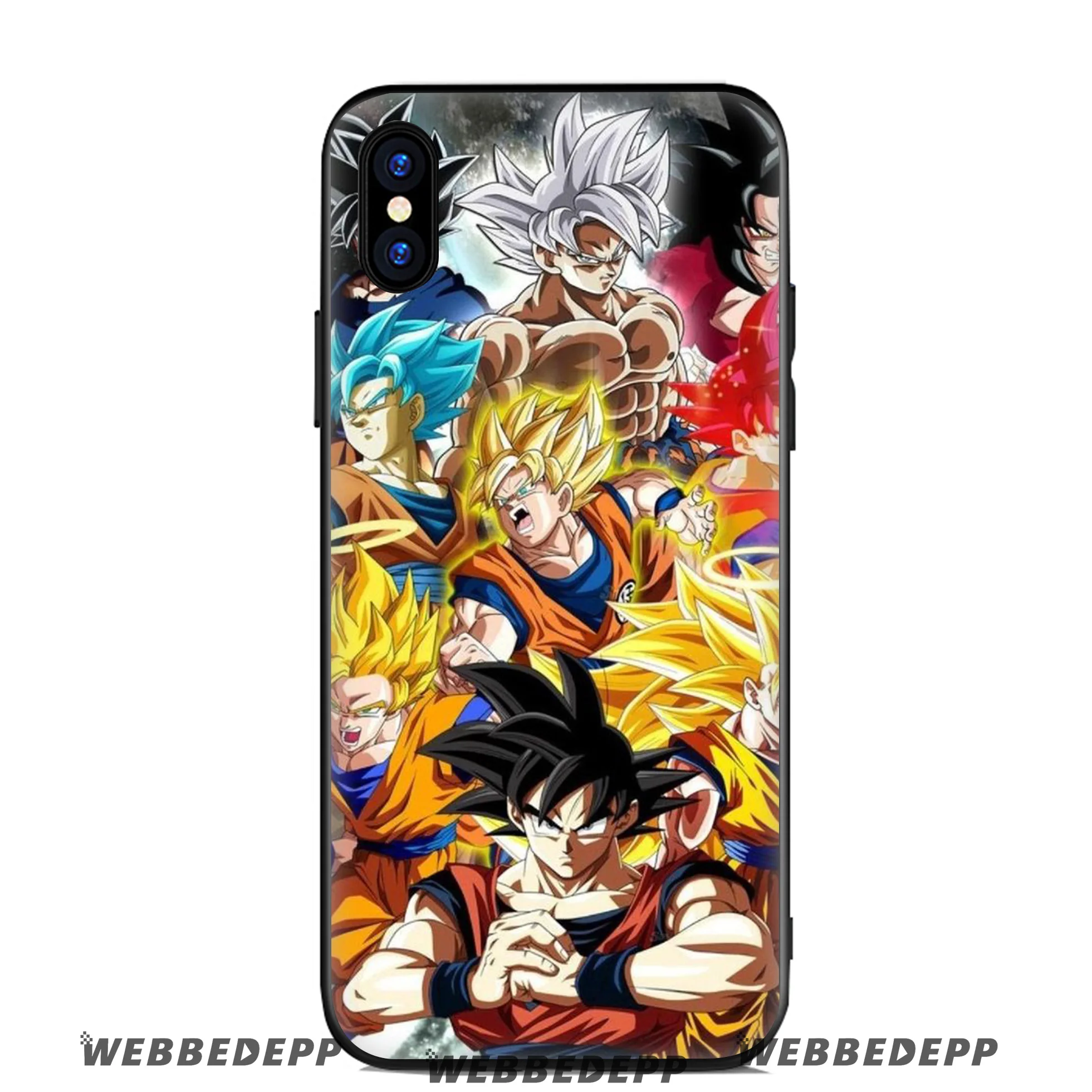 WEBBEDEPP DRAGON BALL Z Goku Мягкий силиконовый чехол для Apple iPhone 11 Pro Xr Xs Max X или 10 8 7 6 6S Plus 5 5S SE