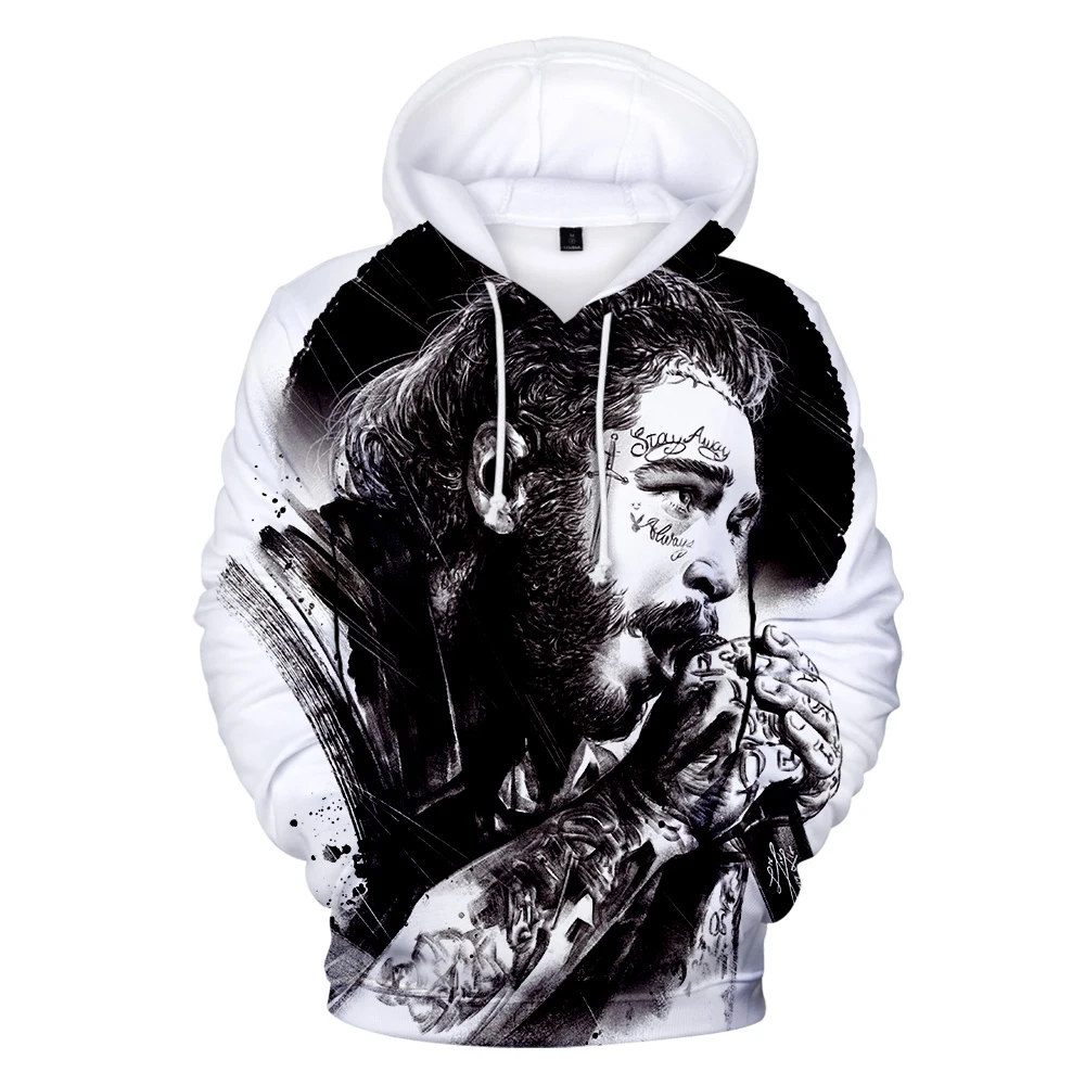 Толстовка FRDUN TOMMY Post Malone с 3D принтом модная женская/мужская толстовка длинным
