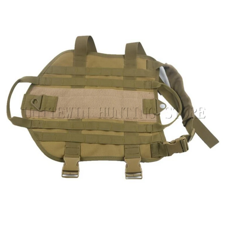 Тактический Жилет для собак тренировочный жилет охотничьих MOLLE боевой собаки Molle