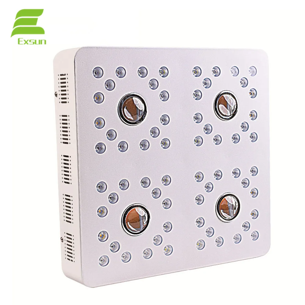 Полноспектральный Светодиодный Гидропонный Теплица Садоводство Комнатные Растения Солнце Серия CREE Рост Свет включен