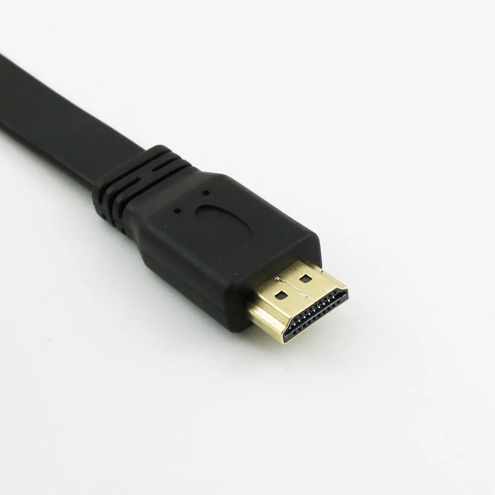 1x30 см/1 фут HDMI штекер к DVI 24 + 1 контактный Прямоугольный 1080P видео конвертер плоский