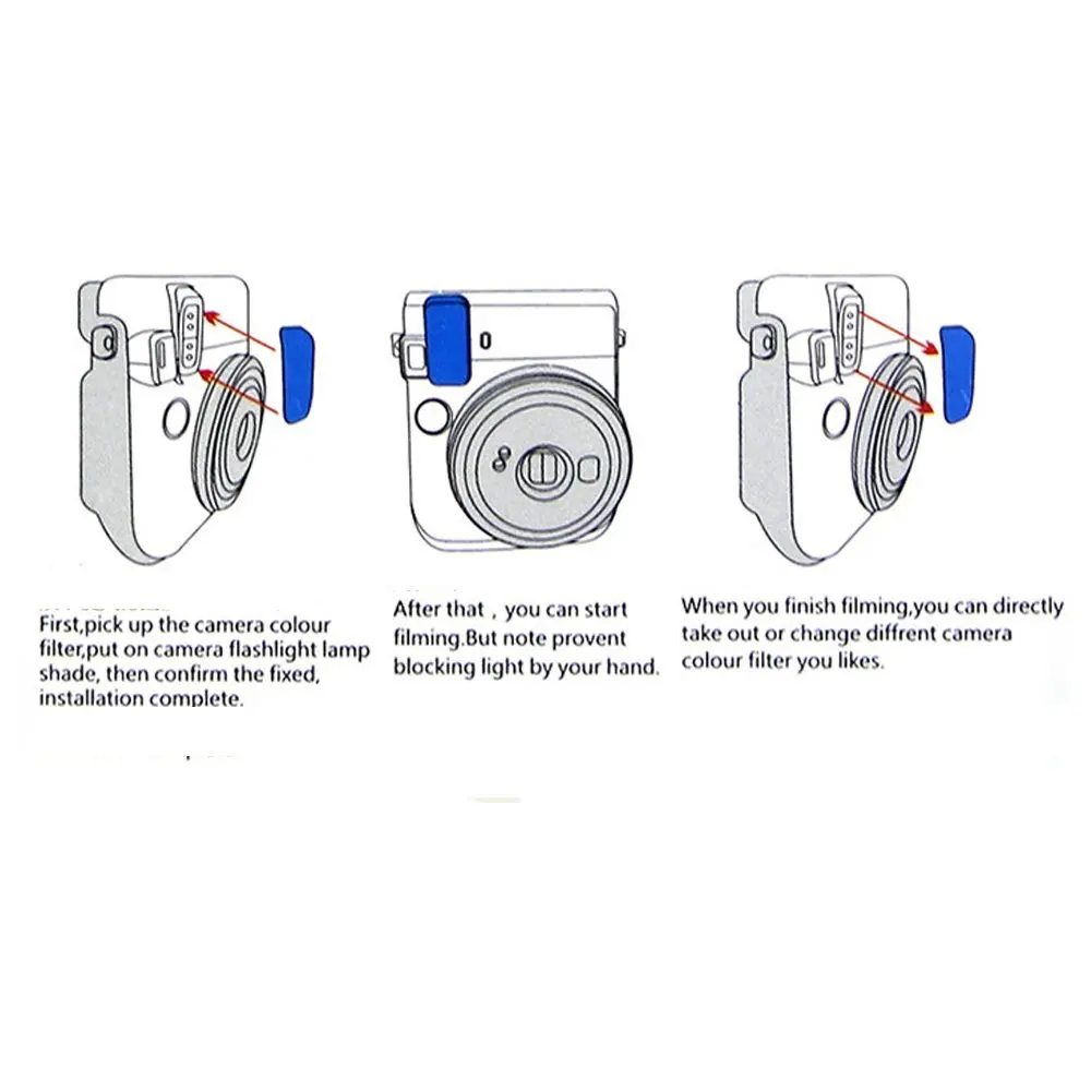 4 фотоаппарата Fuji Fujifilm Instax Mini 70 мгновенная печать цветные фильтры крупный план