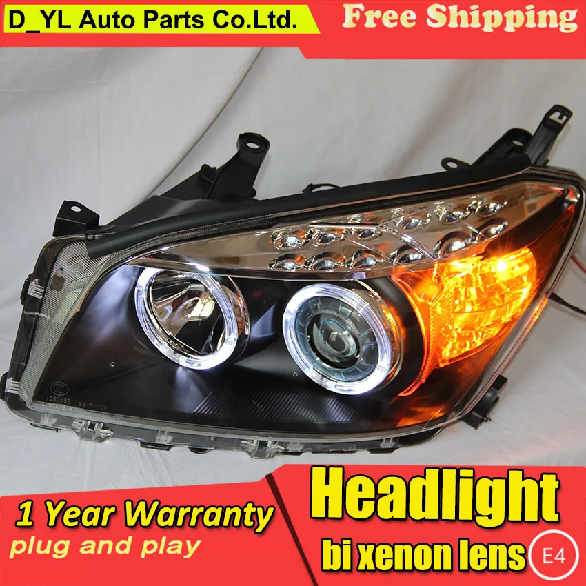 Автомобильная фара DY_L для Toyota RAV4 2009 2012 светодиодный ные фары DRL H7/D2H HID Ксеноновые