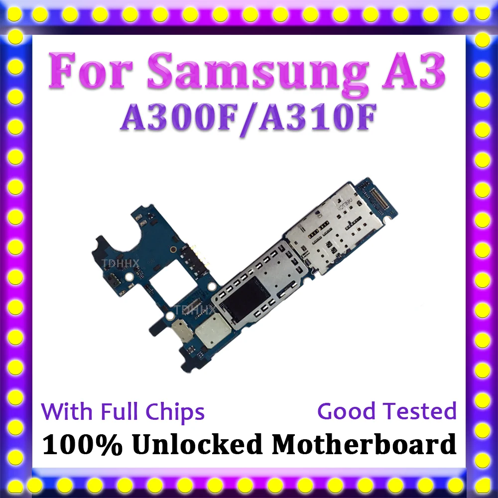 Полнофункциональная материнская плата TDHHX для Samsung Galaxy A3 A300F A310F с системой