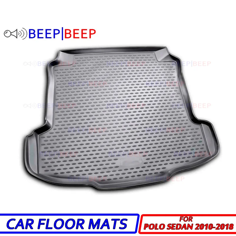 Для Volkswagen Polo Sedan | Хэтчбек 2010-2018 подкладка для багажника автомобиля коврик