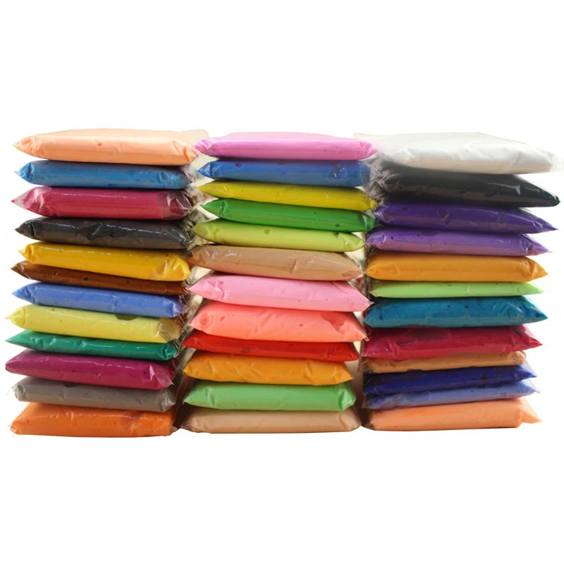 Мягкая полимерная глина для моделирования 36 цветов|light clay|foam claysuper light clay |