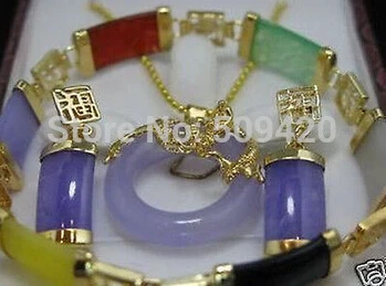 Бесплатная доставка&gt настоящий нефритовый кулон ожерелье серьги браслет