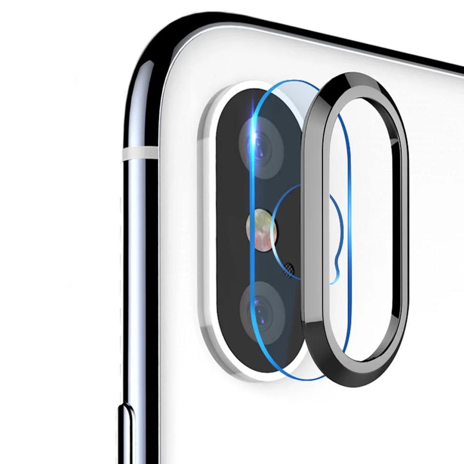 Объектив камеры для iPhone XS MAX закаленное стекло SE 2020 металлическое заднее защитное