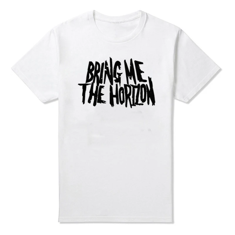 Бесплатная доставка Bring Me the Horizon футболки Для мужчин хлопок O Средства ухода за