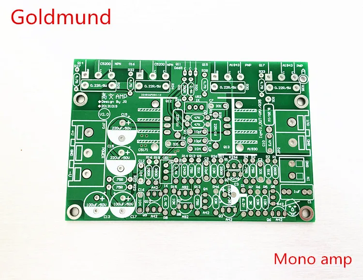 Goldmund трубки 2SA1943 2SC5200 njw0281 niw0302 выход моно усилители домашние доска Регулируемая