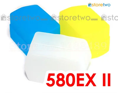 Софтбокс-рассеиватель для вспышки Canon 580EX II Speedlite Yongnuo YN-560 565EX Gogox V850 V860C light 3 шт. цвет
