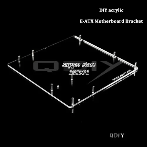

DEBROGLIE 1PCS E-ATX Motherboard bracket DIY Transparent acrylic eatx Motherboard Graphics video Card Tray for Computer