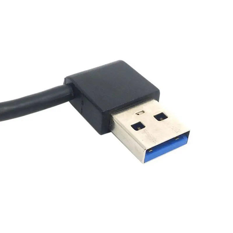 Новый USB 3 0 тип A папа 90 градусов левый угловой правый удлинитель прямое
