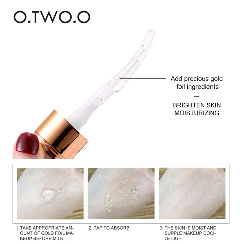 O.TW O.O 24k розовое золото эликсир кожи макияж масло для лица Эфирное перед праймером