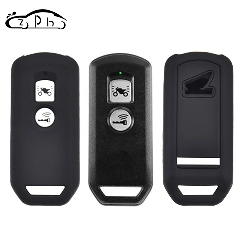 2 Button Silicone Smart Motor Key Cover Case Shell for Honda PCX 150 Hybrid X-ADV SH125 Scoopy SH300 Forza 125 2018 Motorcycle | Автомобили