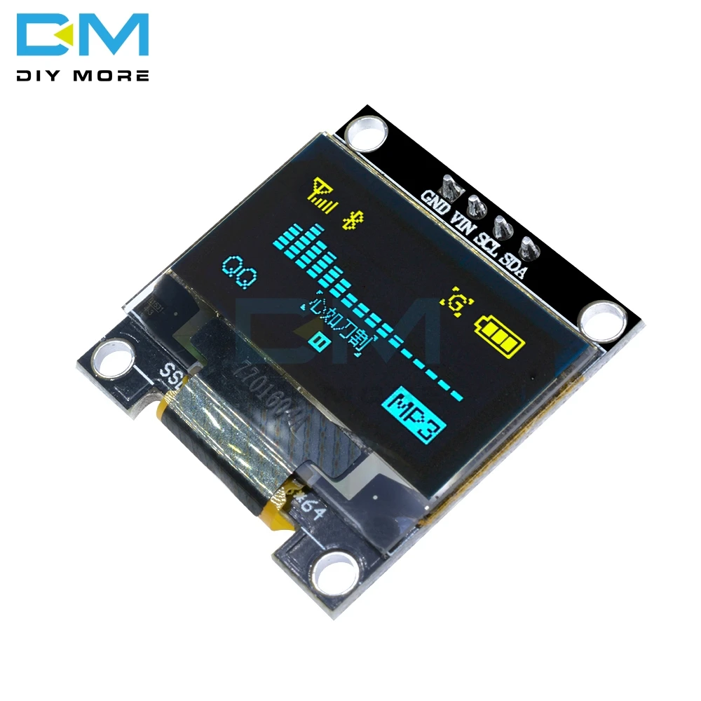Светодиодный дисплей 0 96 дюйма x 64 128x64 O совместимый с Arduino STM32|ЖК-модули| |