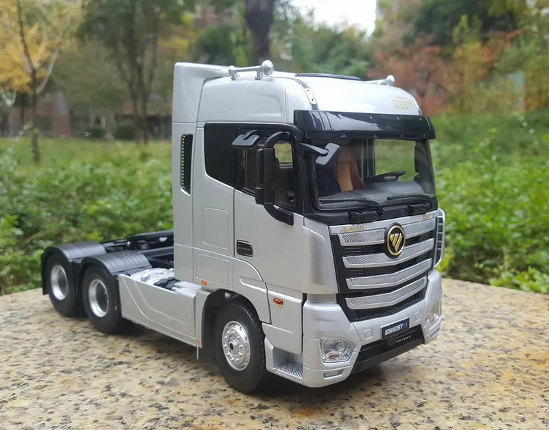 Коллекционная модель из сплава в масштабе 1:24 Foton daiпредоставитель Auman EST A грузовик