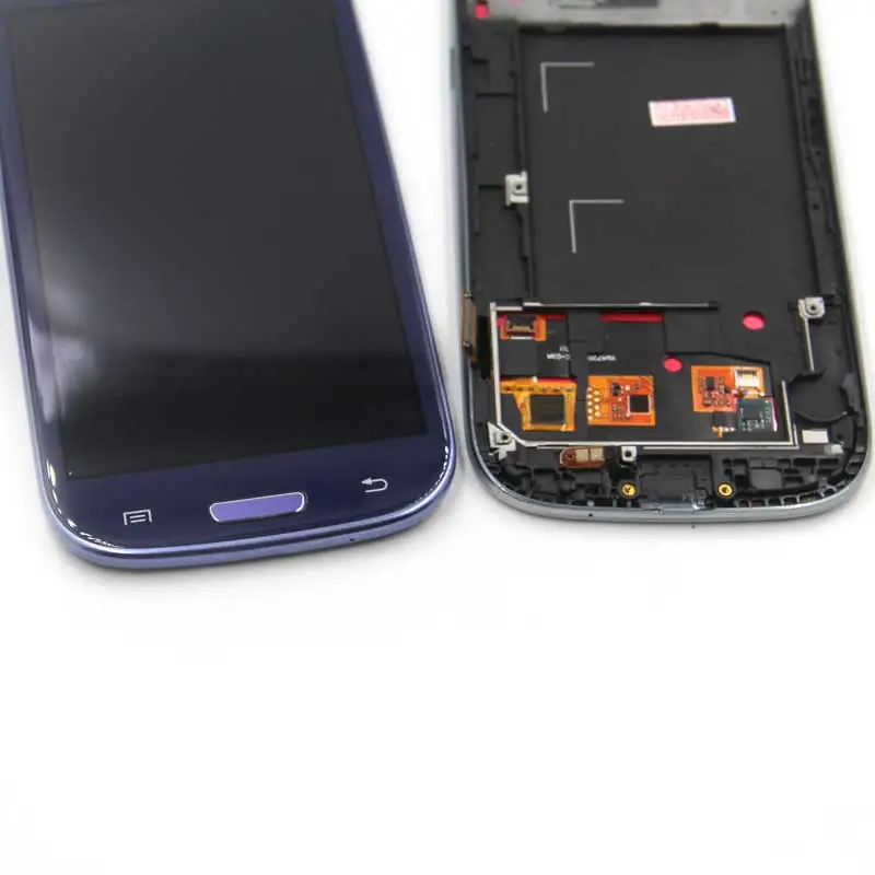 1 шт./лот для samsung Galaxy S3 i9300 ЖК-дисплей Дисплей сенсорный замена Экран с рамкой
