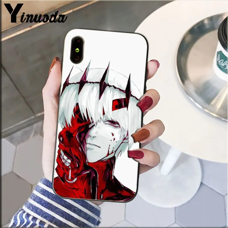Yinuoda аниме Токийский Гуль новинка чехлы для телефона чехол Apple iPhone 8 7 6 6S Plus X XS MAX 5 5S