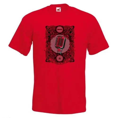 The Voice Of Soul Mens PRINTED T-SHIRT Classic Microphone Vintage Chinese Style | Мужская одежда