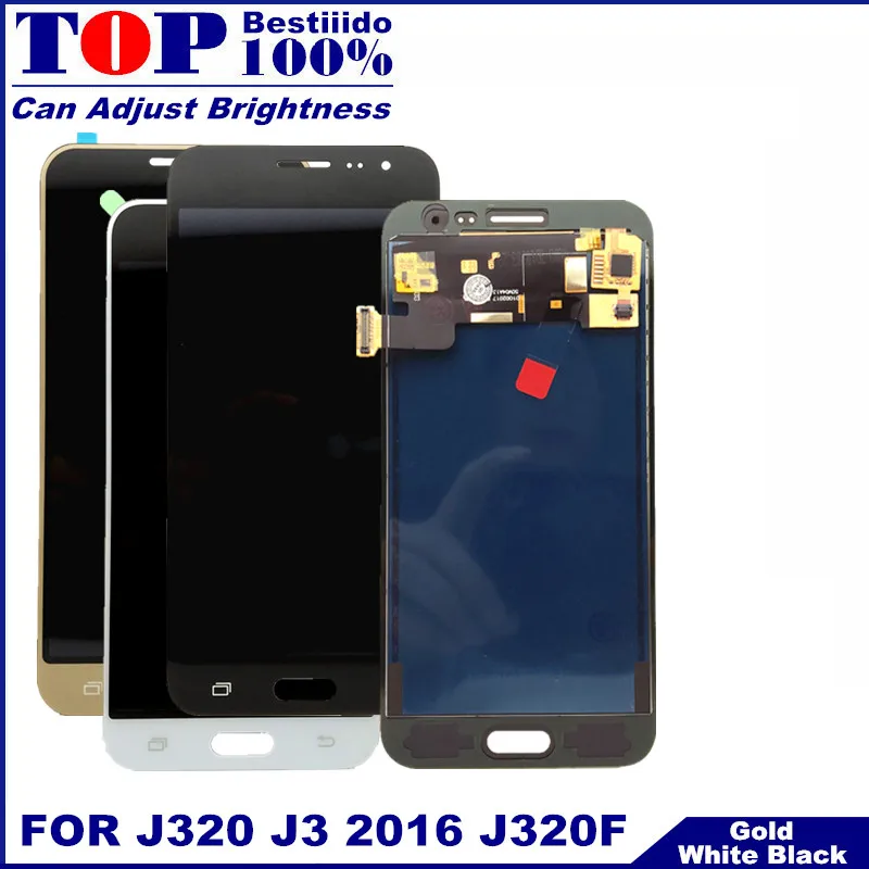 Сменный ЖК дисплей для Samsung Galaxy J3 2016 сенсорный экран с цифровым преобразователем