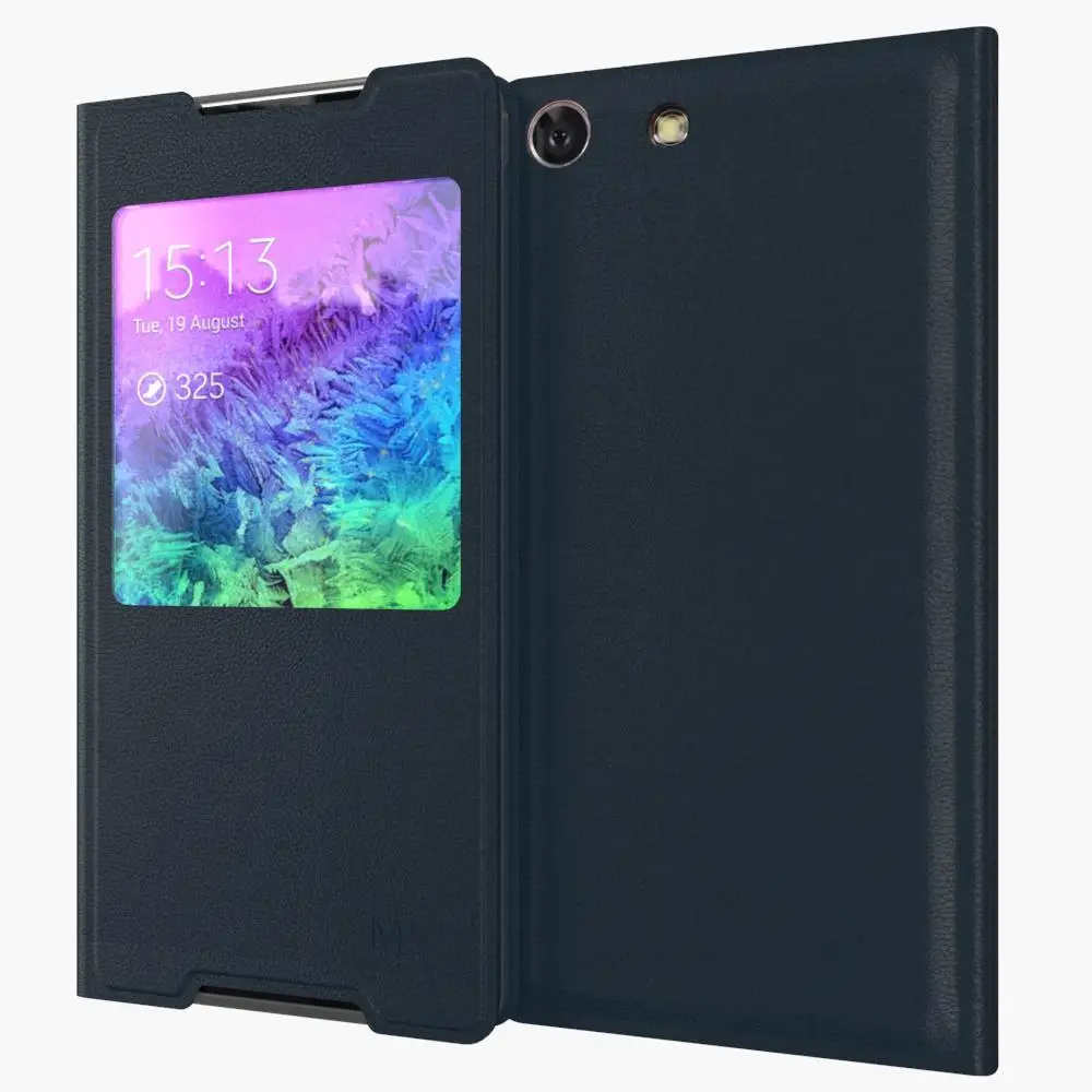Кожаный чехол книжка для Sony Xperia M5 / Dual E5603 E5653|case for sony xperia|case sonyflip case |
