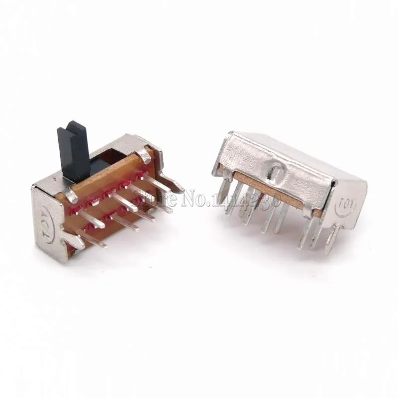 100 шт. SK23D07 8 контактный PCB 3 позиции 2P3T DP3T миниатюрный скользящий переключатель