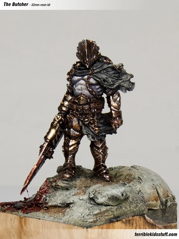 [Loong Way Miniatures] ужасный-дети-материал Мясник 32 мм Полимерная миниатюра