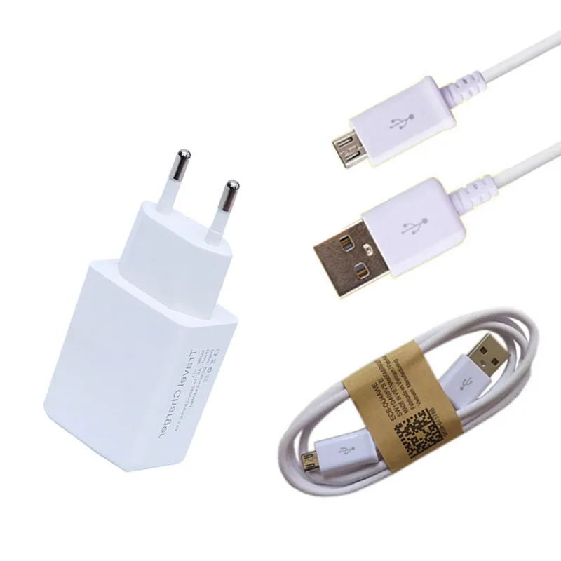 1 м Micro USB ЗУ для мобильного телефона адаптер для samsung galaxy s4 s5 A5 j5 j7 M10 Moto X Play yota phone 2 Leagoo M5 M8 - Тип штекера: EU and usb cable