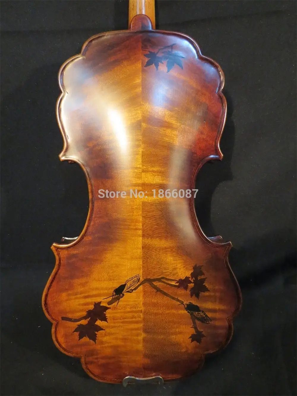 Кружевная скрипка SONG Master 4/4 в барочном стиле, инкрустированная Кленовым листом, насыщенный, сладкий звук #9919