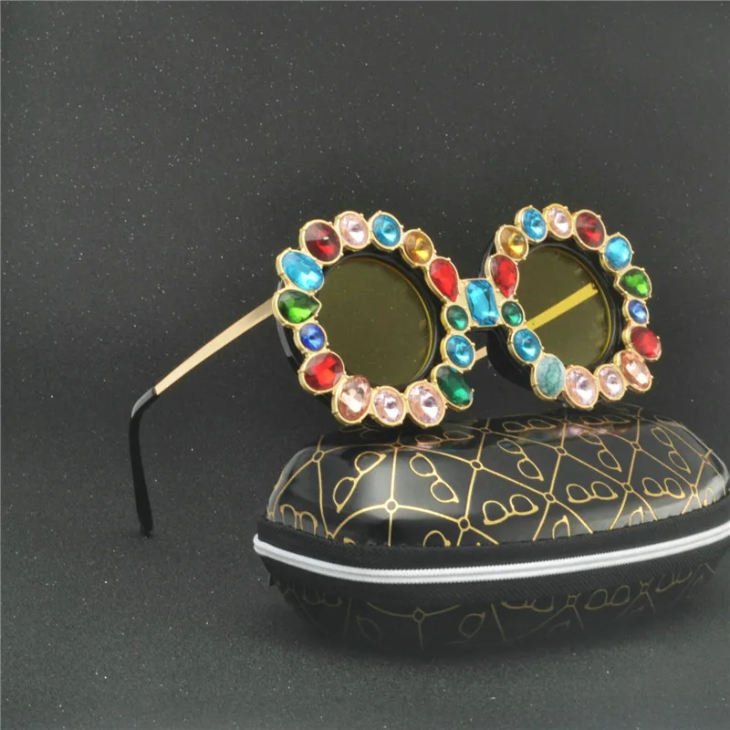 Женские и мужские винтажные солнцезащитные очки MINCL большие круглые с круглой