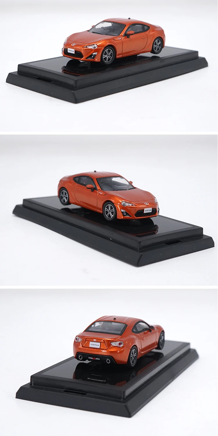 Высокая моделирования 1: 64 весы TOYOTA GT86 брелок для автомобильных ключей, модель игрушки металл, полученный литьем под давление подарки для детей Коллекция в оригинальной коробке