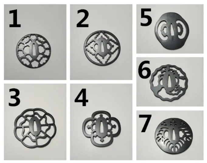 Высокое качество японский Железный охранник Tsuba для самурая Катана Меч Нож Wakizashi