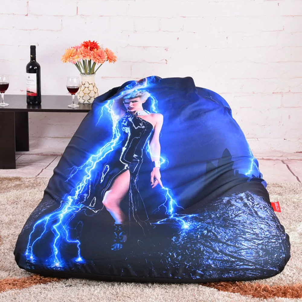 LEVMOON Beanbag кресло для дивана мягкое сиденье Zac комфортная сумка кровати без