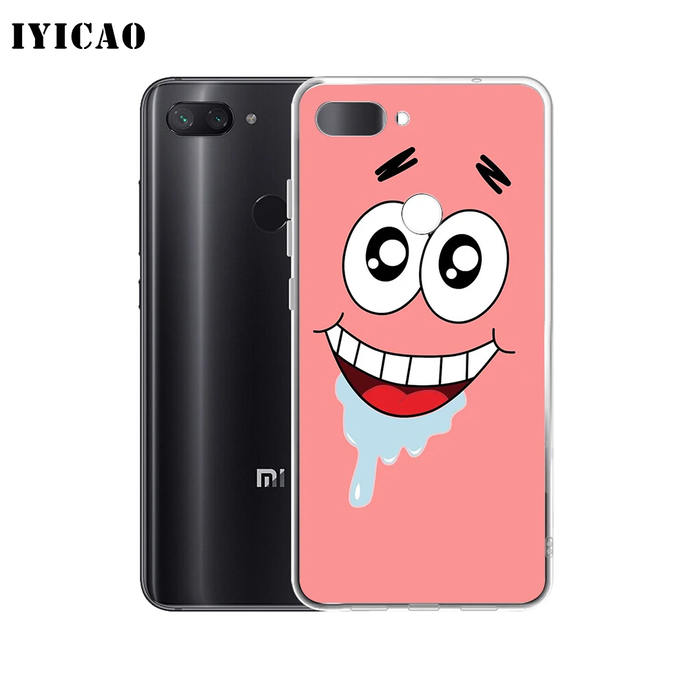 IYICAO Мягкий силиконовый чехол для телефона с Патриком звездой Xiaomi Redmi 4A 5A 6A Note 7 6 5 Pro