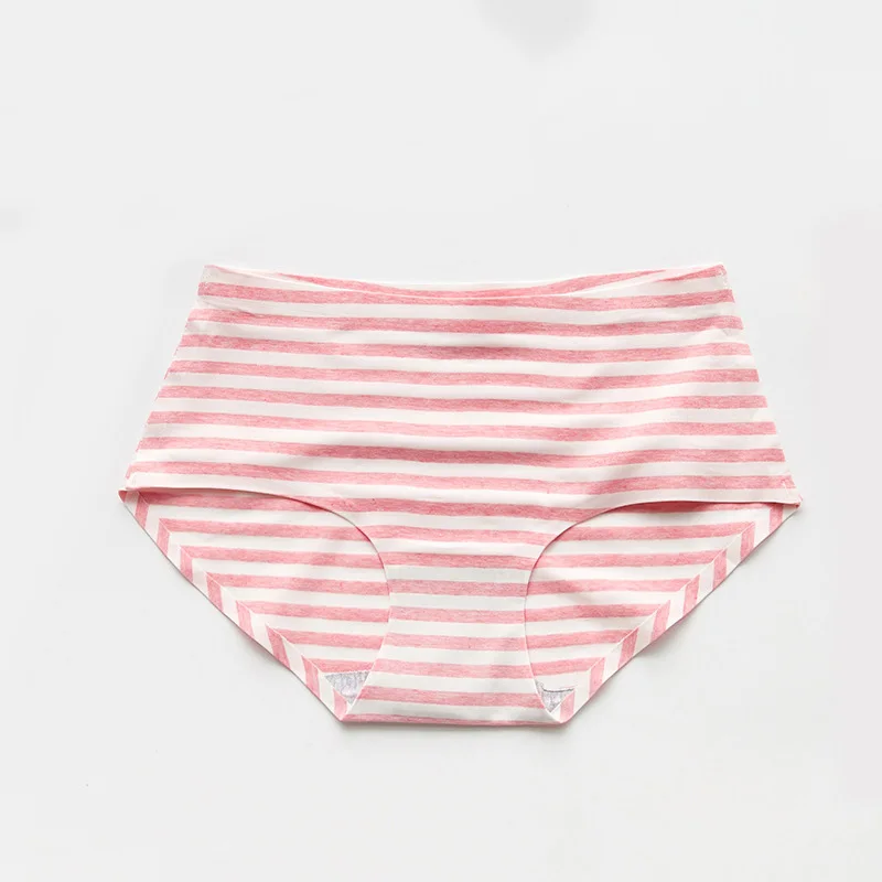 Женское хлопковое нижнее белье в полоску сексуальные дышащие мягкие женские