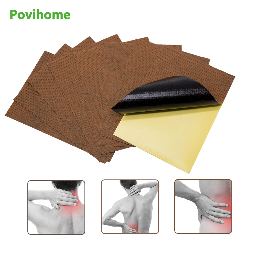 Povihome 8 шт./пакет артрита боли в суставах ревматизм подплечник колена/шеи/спины ортопедический Пластырь от боли рельефные наклейки