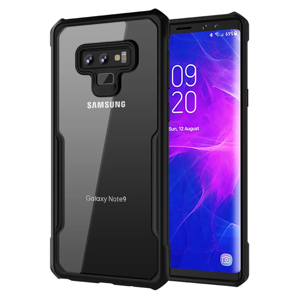 Роскошный прозрачный силиконовый чехол для samsung Galaxy Note 8, 9, 10, S10, E, S9 Plus, с подушками безопасности, противоударный 360 Защитный чехол s