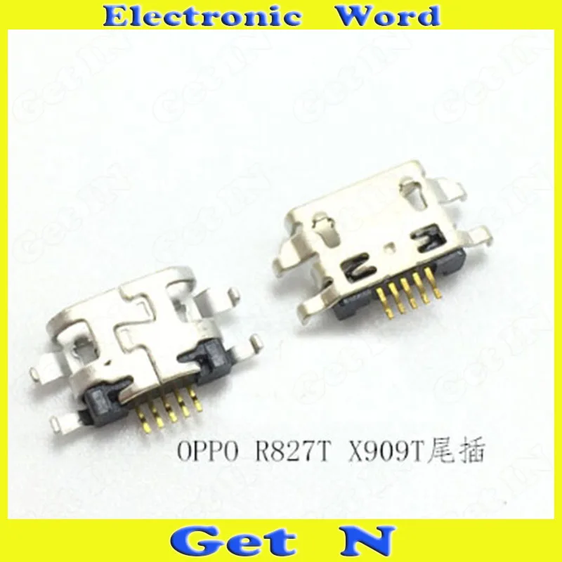 25 шт. микро USB гнездо для зарядки OPPO R827T X909T R6007 U707T R8007T U705T телефон | Обустройство