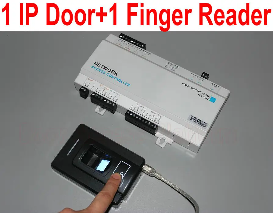 Фото 1 Дверная ip-плата контроллера и сканер отпечатка пальца + считыватель карт в