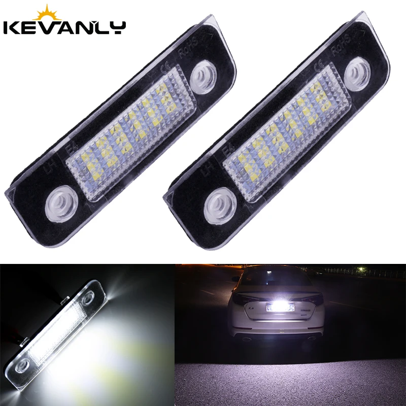 2 шт. светодиодный льные светодиодные лампы для номерного знака 5 Вт 18