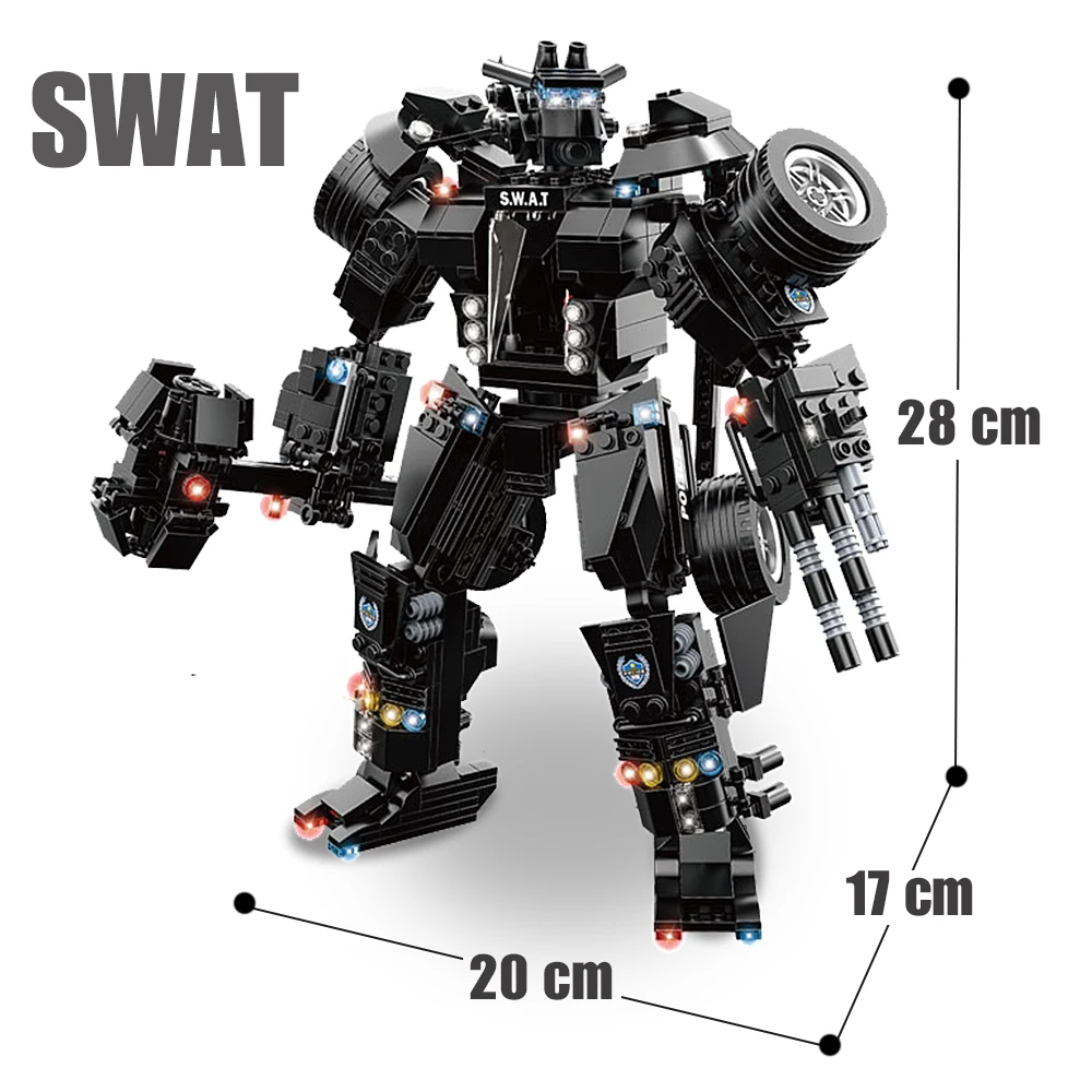 Legoed SWAT город полицейских военные строительные блоки совместимы с технические