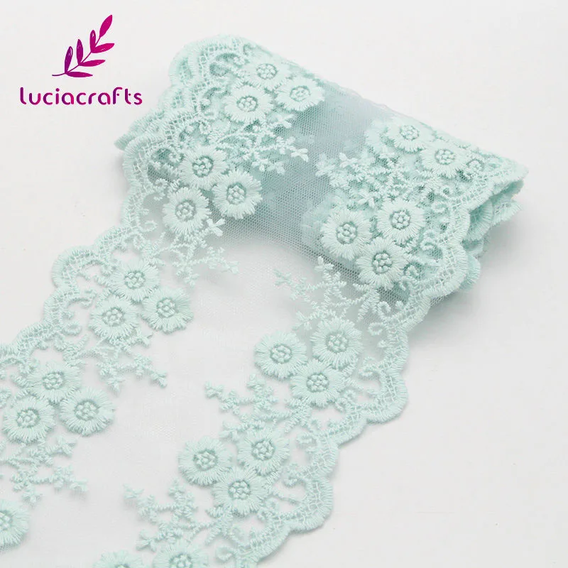 Lucia crafts, 1 год/партия, 12,5 см, отделка, кружево, хлопок, ленты, сделай сам, для свадебной вечеринки, Декор, искусство, шитье, материал, поставка N0402