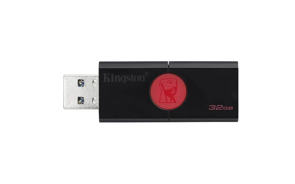Kingston Technology DataTraveler 106 32 ГБ 3 0 (3 1 Gen 1) разъем USB Type-A слайд черный красный | Компьютеры и