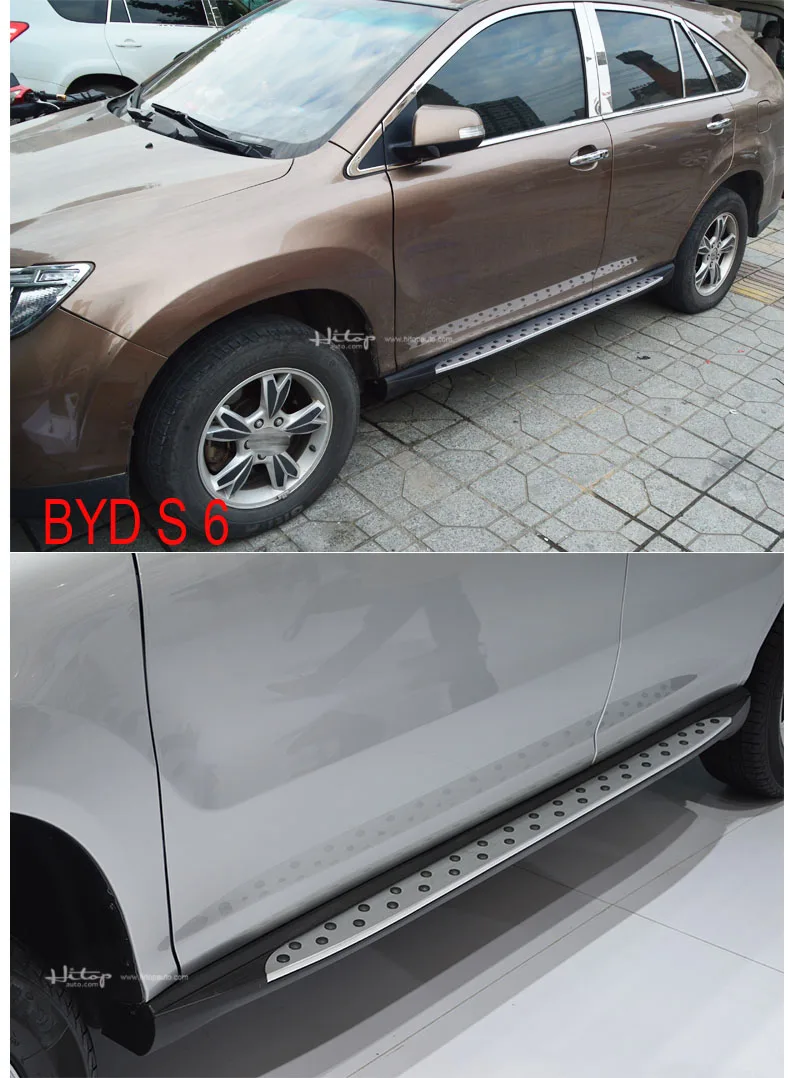 Боковая подножка из алюминиевого сплава боковая nerf bar для BYD S6 S7 поставка с завода