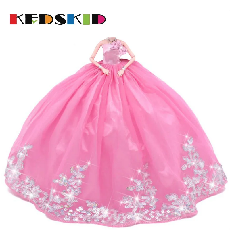Платье принцессы платье на свадьбу для девочки маленькой игрушка в подарок |