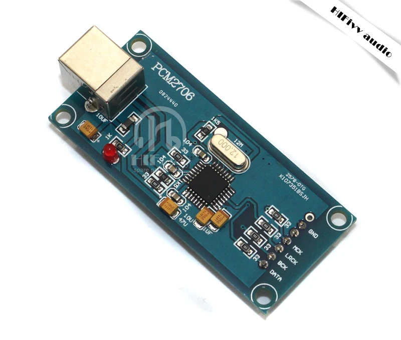 Hifi USB усилитель декодер плата PCM2706 карта USB вход усилитель ЦАП Плата