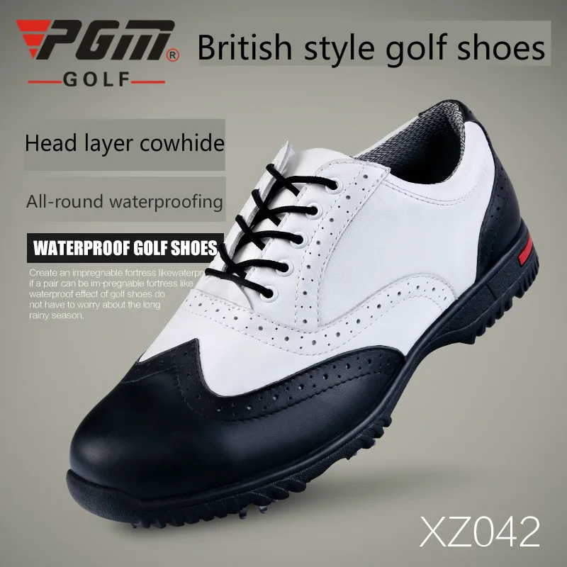 

2018 PGM golf Sneakers Summer Breathable Waterproof Sport shoes for men Non-slip Activity Spikes shoe Plus size