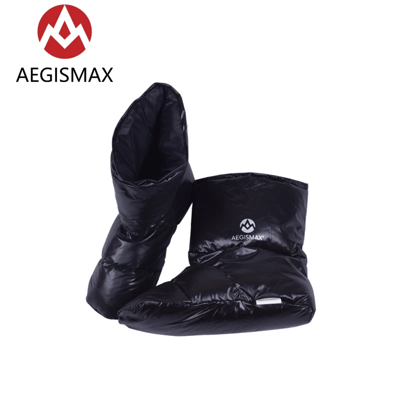 Мужские и женские зимние Пуховые носки AEGISMAX 650FP теплые тапочки для кемпинга
