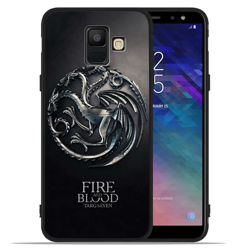 H1390 Игра престолов Daenerys Дракон Джон для samsung Galaxy A9 A8 A7 A6 A5 A3 J3 J4 J5 J6 J8 плюс чехол для телефона чехол Coque Etui мягкий - Цвет: H1390